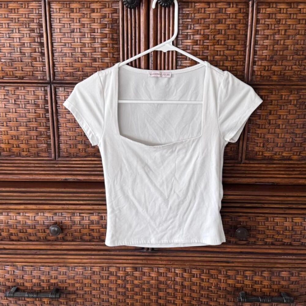 Unbranded Women's White Crop-top